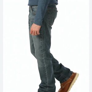 George Men's Bootcut Denim Jeans - Dark Blue